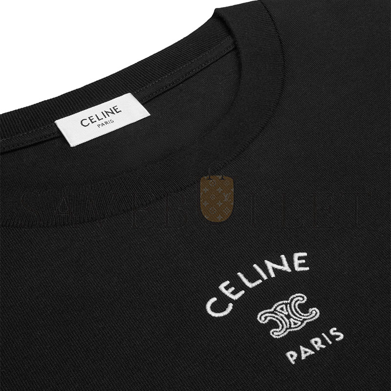 Ce1i*e LONG SLEEVED T-SHIRT IN COTTON JERSEY RX0LE1242.38AW